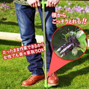 草取り 道具 便利 草取り器 ロング 立ったまま 腰痛 便利な道具 長い 効率的 根元から 楽 田畑 田植え 田んぼ 庭 ベランダ 雑草 畑 冬場 冬 草 草取 農業 高齢者 お年寄り グッズ