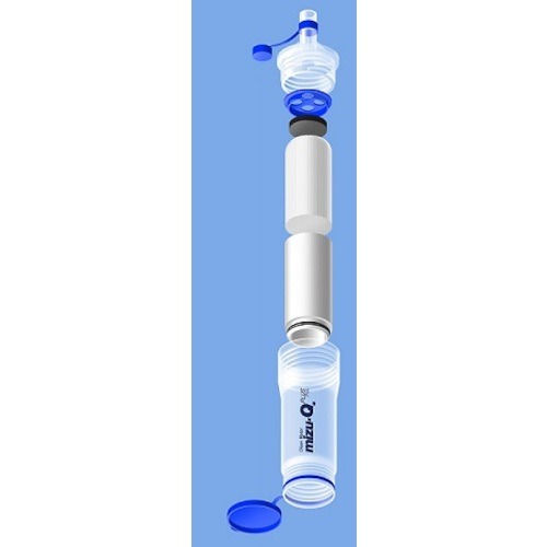 mizu-Q 携帯型浄水器 ミズキュープラス 携帯浄水器 携帯用浄水器 防災 災害用 非常用 ペットボトル MIZP 軽量 コンパクト バーベキュー BBQ キャンプ アウトドア 海外旅行 ミズキュープラス 2
