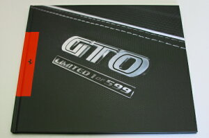 フェラーリ 599 GTO ハードカバー カタログ 2010
