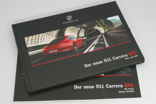 ポルシェ NEW 911 (991) カレラ GTS ハードカバー カタログ ドイツ語 2014 MY2015