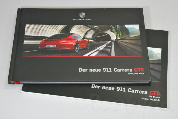 ポルシェ 911 (991) カレラ GTS / カレラ4 GTS / カブリオレ ハードカバー カタログ　ドイツ語 MY2015 2014