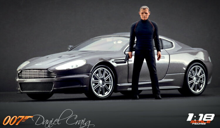 SF Scale Figures 1/18 ダニエル・クレイグ ジェームズ・ボンド 7 フィギュア Daniel CRAIG James Bond 007 ※ミニカーは付属しません。のサムネイル