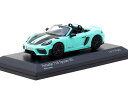 ミニチャンプス × ターマックワークス 1/64 ポルシェ 718 982 スパイダー RS 2023 ミントグリーン 1776台限定Minichamps × ...