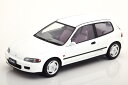 TARMAC 1/18 ホンダ シビック EG6 SIR 2 1993 ホワイト 250台限定 Tarmac 1:18 Honda Civic EG6 SIR II 1993 white Limited Edition 250 pcs