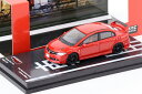 ターマック 1/64 ホンダ 無限 RR 2019 レッド シビック タイプR FD2 Tarmac Works MUGEN RR Honda CIvic Type R