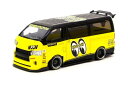 ターマック ワークス 1/43 トヨタ ハイエース ワイドボディ ムーンアイズ バンTarmac Works 1/43 Toyota Hiace Widebody Mooneyes Team Van - HOBBY43