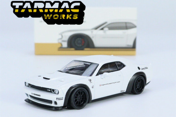 ^[}bN[NX 1/64 LB-WORKS _bW `W[ SRT wLbg zCg Tarmac Works 1:64 LB-WORKS Dodge Challenger SRT Hellcat White