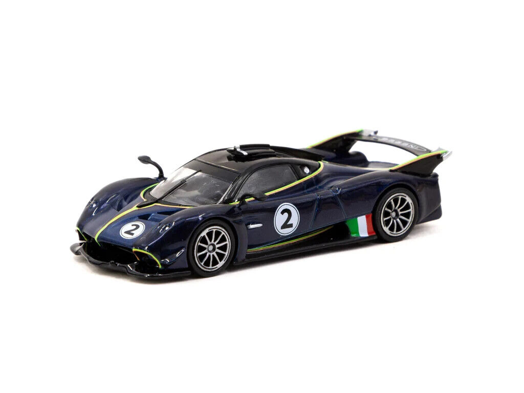 ^[}bN[NX 1/64 pK[j EACR u[Avio #2Tarmac Works 1:64 Pagani Huayra R Blu Avio #2