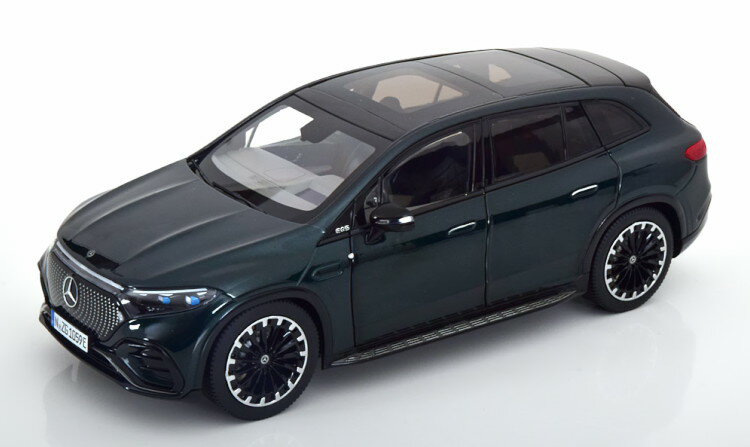 NZG 1/18 メルセデス・ベンツ EQS SUV X296 2022 ダークグリーンメタリック 開閉NZG 1:18 Mercedes-Benz EQS SUV X296 2022 darkgreen-metallic