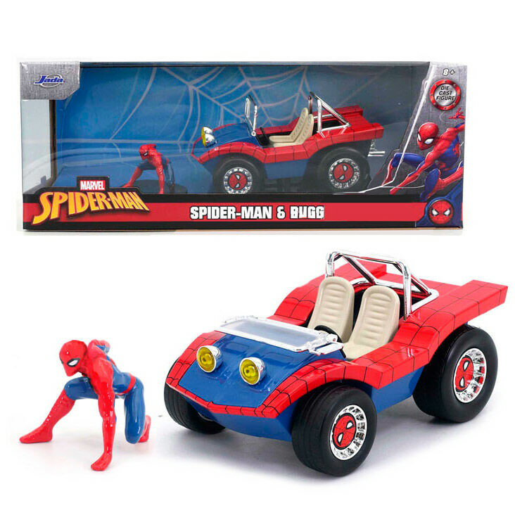 ジャダトイズ 1/24 メイヤーズ マンクス バギー マーベル 1964 スパイダーマンフィギュア付きJadatoys 1:24 MAYERS MANX - BUGGY WITH SPIDERMAN FIGURE MARVEL 1964