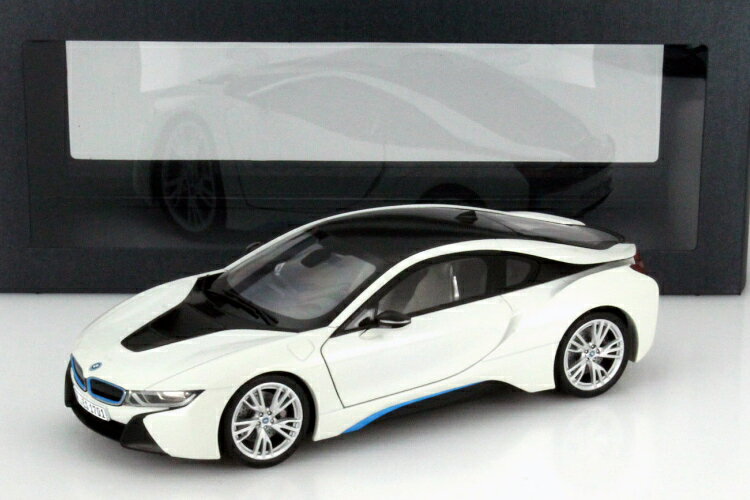 Paragon 1/18 BMW i8 ダイキャストカー クリスタルホワイトParagon 1/18 BMW i8 diecast Car Crystal White
