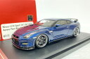 HPI RACING 1/43 日産 R35 GTR スペック V ブルー 2011 マイ樹脂スケールモデルカーHPI RACING 1:43 Nissan R35 GTR Spec V Blue 2011 My Resin Scale Model Car