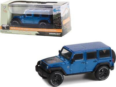 ꡼饤 1/43  󥰥顼 ߥƥå ֥å ٥ ǥ 2016 롼᥿åGreenlight Jeep Wrangler Unlimited Black Bear Edition 2016 blue metallic