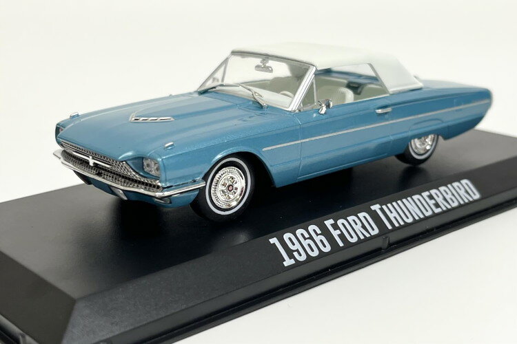 グリーンライト 1/43 フォード サンダーバード クローズ 1966 映画 テルマ＆ルイーズ (1991) ライトブルーGreenlight 1:43 Ford Thunderbird closed 1966 Movie Thelma Louise (1991) light blue