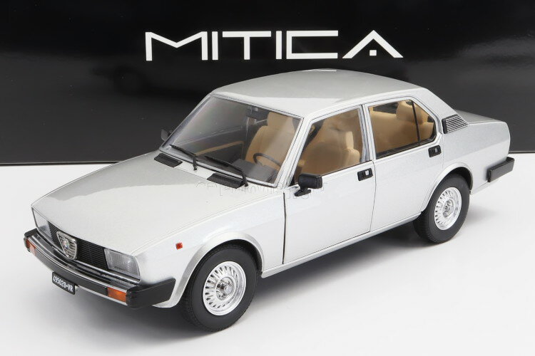 Mitica 1/18 アルファロメオ アルフェッタ ベルリーナ 2000L 1978 シルバー 500台限定Mitica 1:18 Alfa Romeo ALFETTA BERLINA 2000L 1978 SILVER 749 LIMITED 500 ITEMS