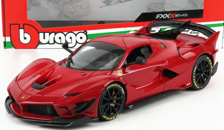 ブラーゴ 1/18 フェラーリ FXX-K EVO ハイブリッド 6.3 V12 1050hp 2018 レッド 3000台限定 開閉BURAGO 1/18 FERRARI FXX-K EVO HYBRID 6.3 V12 1050hp 2018 - EXCLUSIVE CARMODEL ROSSO FUOCO - MET RED LIMITED ONLY 3000 ITEMS