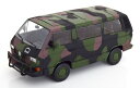 KK-SCALE 1/18 フォルクスワーゲン T3 シンクロ バス ドイツ陸軍 1987 迷彩KK-Scale 1:18 VW T3 Syncro Bus German Army 1987 camouflage