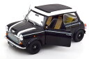 KK-Scale 1/12 ミニクーパー 左ハンドル ブラックメタリック/ホワイト ルーフパーツ付き 開閉KK-Scale 1:12 Mini Cooper LHD Sunroof blackmetallic white with exchangeable roof part