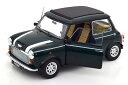 KK-Scale 1/12 ミニクーパー 左ハンドル ダークグリーン/ホワイト ルーフパーツ付き 開閉KK-Scale 1:12 Mini Cooper LHD Sunroof darkgreen white with exchangeable roof part