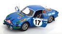 ソリド 1/18 ルノー アルピーヌ A110 1600S #17 ラリーモンテカルロ 1972 開閉Solido 1:18 Renault Alpine A110 1600S No 17 Rally Monte Carlo 1972 Darnice/Mahe