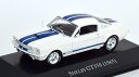 Eaglemoss 1/43 フォード シェルビー マスタング GT350 1965 ホワイト/ブルーEaglemoss 1:43 Ford Shelby Mustang GT350 1965 white blue