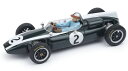 Brumm 1/43 クーパー T53 #2 イギリスグランプリ フォーミュラ1 1960 ドライバーフィギュア付き ブルース・マクラーレンBrumm 1:43 Cooper T53 #2 British GP formula 1 1960 with driver figure Bruce McLaren