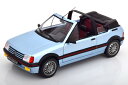 ソリド 1/18 プジョー 205 CTI コンバーチブル 1989 ライトブルーメタリック 開閉Solido 1:18 Peugeot 205 CTI Convertible 1989 lightblue-metallic