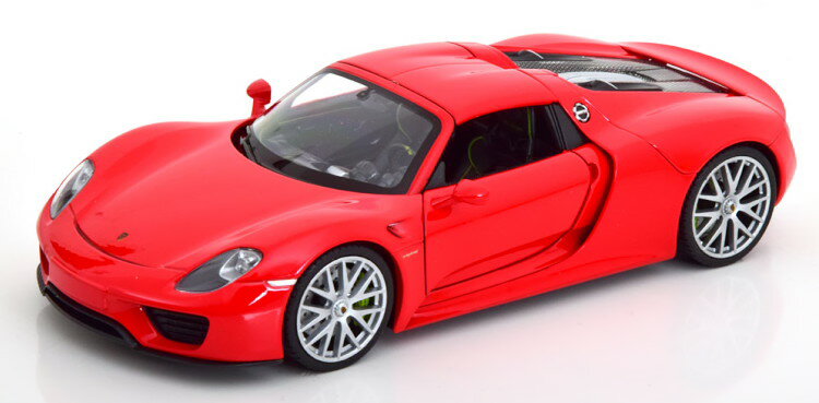Welly 1/24 |VF 918 2013 bh |VF~[WAʔ JWelly 1:24 Porsche 918 2013 red special edition from the Porsche Museum