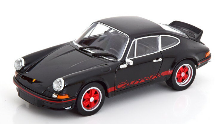 Welly 1/24 |VF 911 RS 2.7 1973 ubN/bh |VF~[WAXyVGfBV JWelly 1:24 Porsche 911 RS 2.7 1973 black red special edition from the Porsche Museum