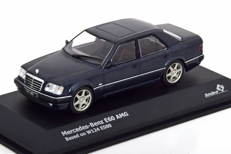 \h 1/43 ZfX E60 AMG x[X E500 W124 Solido 1:43 Mercedes E60 AMG based E500 W124 anthracit