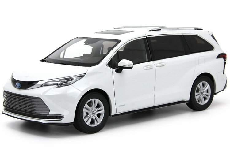 I[gt@Ng[ 1/18 g^ VGi MPV _CLXgf zCg JAuto Factory 1:18 Toyota SIENNA MPV Diecast Model White