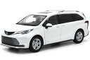 オートファクトリー 1/18 トヨタ シエナ MPV ダイキャストモデル ホワイト 開閉Auto Factory 1:18 Toyota SIENNA MPV Diecast Model White