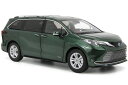 トヨタ特注 1/18 トヨタ シエナ 2021 ダイキャストモデルカー 開閉1:18 Toyota Sienna 2021 Diecast Model Car