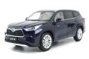 トヨタ特注 1/18 トヨタ ハイランダー SUV ダイキャスト ミニチュア コレクション ホビー 2021 ブルー 開閉1/18 Toyota Highlander SUV Diecast Miniature Collection Hobby 2021 blue