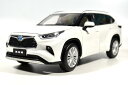 トヨタ特注 1/18 トヨタ ハイランダーSUV ダイキャスト ミニチュア コレクション ホビー 2021 ホワイト 開閉 1/18 トヨタ Highlander SUV Diecast Miniature Collection Hobby 2021 white