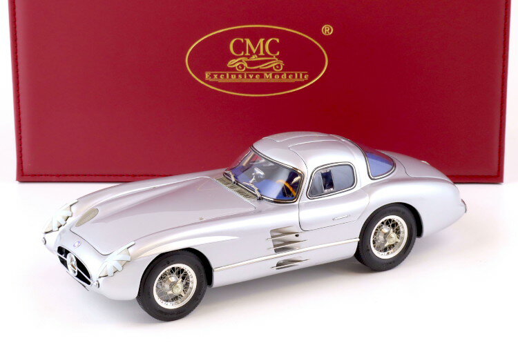 CMC 1/18 メルセデスベンツ 300 SLR ウーレンハウト クーペ #15 テストカー スウェーデンGP 1955CMC 1:18 Mercedes-Benz 300 SLR Uhlenhaut-Coupe #15 Testcar Sweden GP 1955