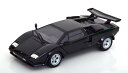 Welly 1/24 ランボルギーニ カウンタック LP5000 S 1985 ブラック 開閉Welly 1:24 Lamborghini Countach LP5000 S 1985 black