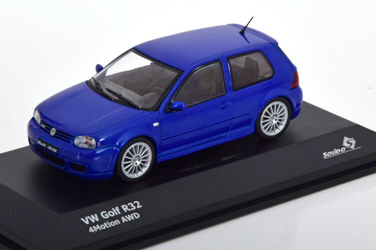 \h 1/43 tHNX[Q St4 R32 u[^bNSolido 1:43 VW Golf 4 R32 bluemetallic