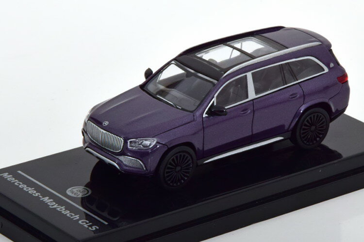 Para64 1/64 ZfX }Cobn GLS 600 X167 2020 p[v^bNPara64 1:64 Mercedes Maybach GLS 600 X167 2020 purple-metallic