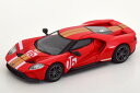 MINI GT 1/64 フォード GT アラン マン ヘリテージ レッド/ホワイトMINI GT 1:64 Ford GT Alan Mann Heritage red white