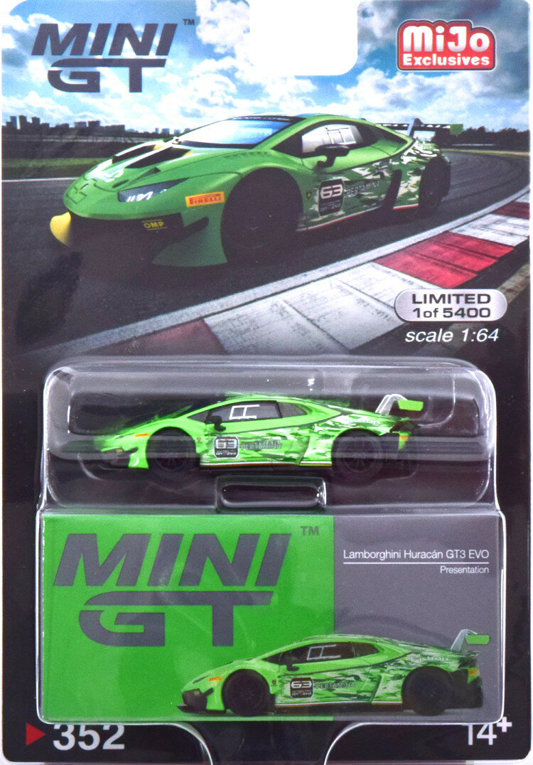 MINI GT 1/64 {M[j EJ GT3 Evo v[e[VMINI GT 1:64 LAMBORGHINI Huracan GT3 Evo Presentation