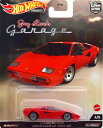 ホットウィール プレミアム 1/64 ランボルギーニ カウンタック LP 5000 QV レッドHot Wheels Premium 1:64 Lamborghini Countach LP 5000 QV red