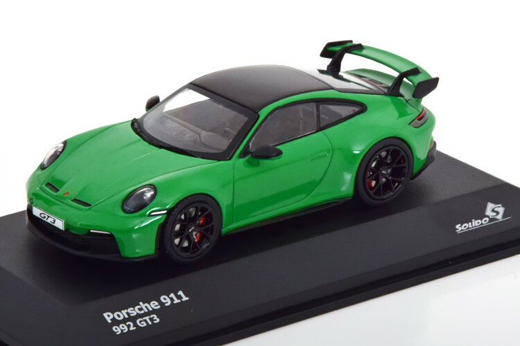 ソリド 1/43 ポルシェ 911 (992) GT3 2022 グリーンSolido 1:43Porsche 911 (992) GT3 2022 green