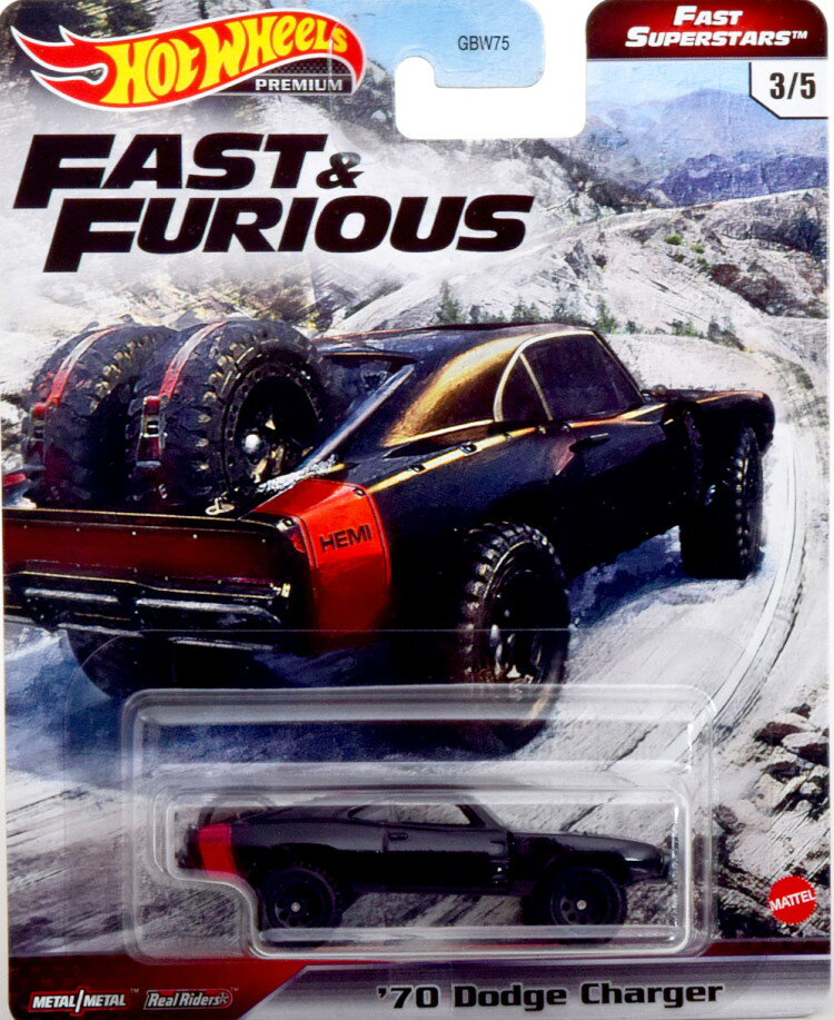 zbgEB[ v~A 1/64 _bW `[W[ It[h ChXs[h ubN/bhHot Wheels Premium 1:64 Dodge Charger Off Road Fast Furious black red