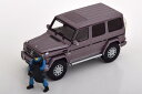 Era Car 1/64 メルセデス AMG G63 ブラウンメタリック フィギュア付きEra Car 1:64 Mercedes AMG G63 brownmetallic with figurine