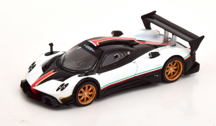 ^[}bN[NX 1/64 pK[j ]_ R 2009-2011 zCg/ubNTarmac Works 1:64 Pagani Zonda R 2009-2011 white black