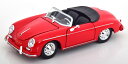 Welly 1/24 ポルシェ 356 A スピードスターレッド 開閉Welly 1:24 Porsche 356 A Speedster red