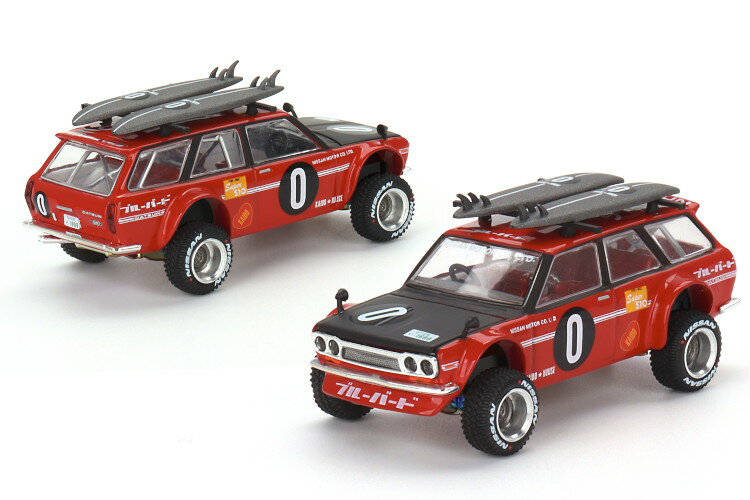 MINI GT x Kaido House 1/64 _bgT KAIDO 510 S Kaido GT T[tTt@ RS V2MINI GT x Kaido House 1:64 Datsun KAIDO 510 Wagon Kaido GT Surf Safari RS V2