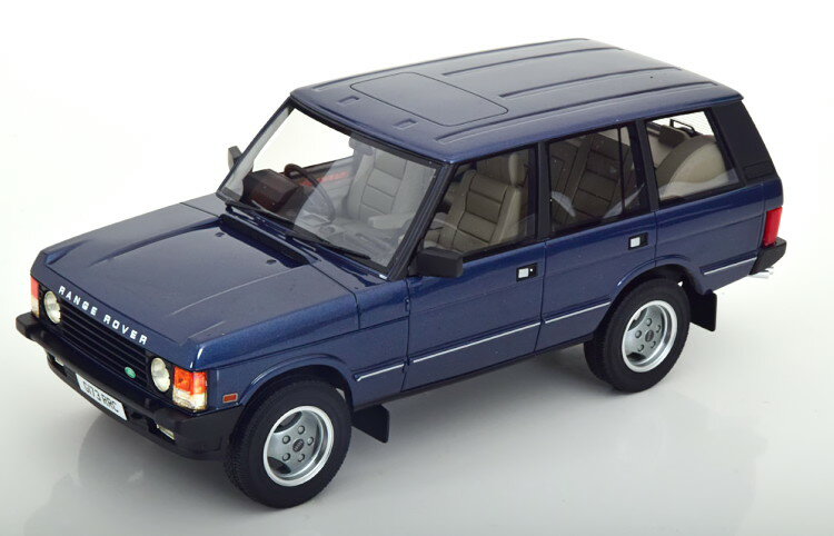 CULT-SCALE MODELS 1/18 h[o[ W[o[ NVbN H[O 1986 u[^bN 120Cult Scale Models 1:18 LAND ROVER Range Rover Classic Vogue 1986 bluemetallic Limited Edition 120 pcs