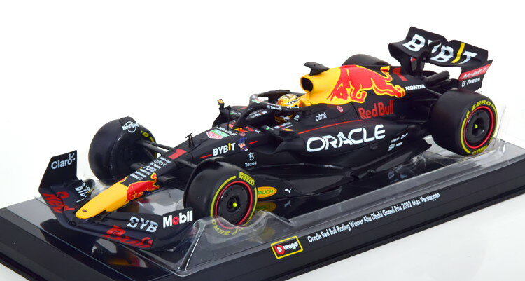 ֥顼 1/24 åɥ֥ RB18 ɥԥ 2022 硼Bburago 1:24 Red Bull RB18 World Champion 2022 Verstappen with ShowCase